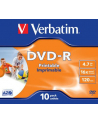 Verbatim DVD-R 4.7GB 16X AZO jewel box WIDE PRINTABLE - 43521 - nr 29