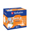 Verbatim DVD-R 4.7GB 16X AZO jewel box WIDE PRINTABLE - 43521 - nr 6