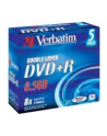 Verbatim double layer DVD+R 8.5GB 8X matte silver/AZO jewel box-43541 5-pack - nr 18