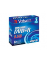 Verbatim double layer DVD+R 8.5GB 8X matte silver/AZO jewel box-43541 5-pack - nr 1