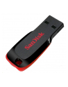 SANDISK 16GB USB2.0 Flash Drive Cruzer Blade, Black/Red - nr 17
