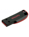 SANDISK 16GB USB2.0 Flash Drive Cruzer Blade, Black/Red - nr 18