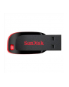 SANDISK 16GB USB2.0 Flash Drive Cruzer Blade, Black/Red - nr 1