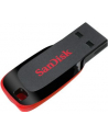 SANDISK 16GB USB2.0 Flash Drive Cruzer Blade, Black/Red - nr 25