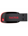 SANDISK 16GB USB2.0 Flash Drive Cruzer Blade, Black/Red - nr 50
