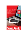 SANDISK 16GB USB2.0 Flash Drive Cruzer Blade, Black/Red - nr 52