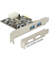 ''KARTA PCI EXPRESS->USB 3.0 2-PORT DELOCK + ŚLEDŹ LOW PROFILE'' - nr 34
