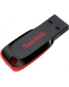 SANDISK 16GB USB2.0 Flash Drive Cruzer Blade, Black/Red - nr 63