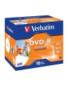 Verbatim DVD-R 4.7GB 16X AZO jewel box WIDE PRINTABLE - 43521 - nr 9