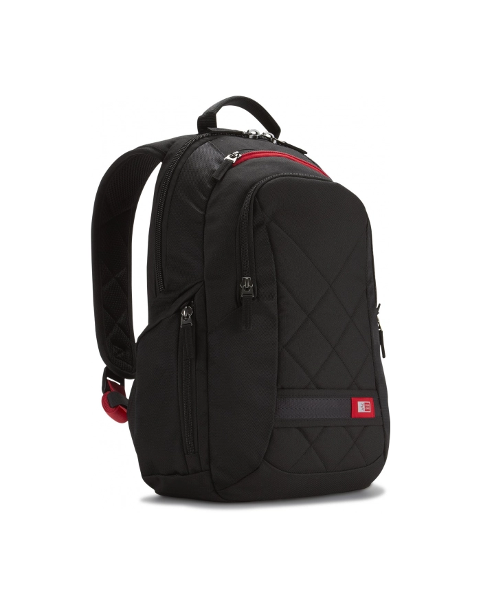 Torba na notebooka Case Logic DLBP114K Notebook Sporty Backpack/ For 14''/ Polyester/ Black/ For (24.3 cm x 34.3 cm x 4 cm) główny
