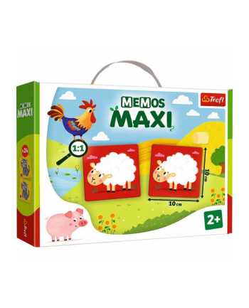 Gra Memos Maxi Zwierzęta na farmie Trefl 02266