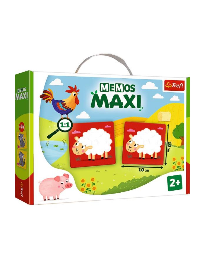 Gra Memos Maxi Zwierzęta na farmie Trefl 02266 główny