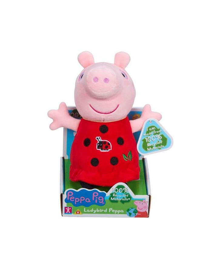 tm toys Maskotka Świnka Peppa biedronka 20cm Eko plusz 07382 główny