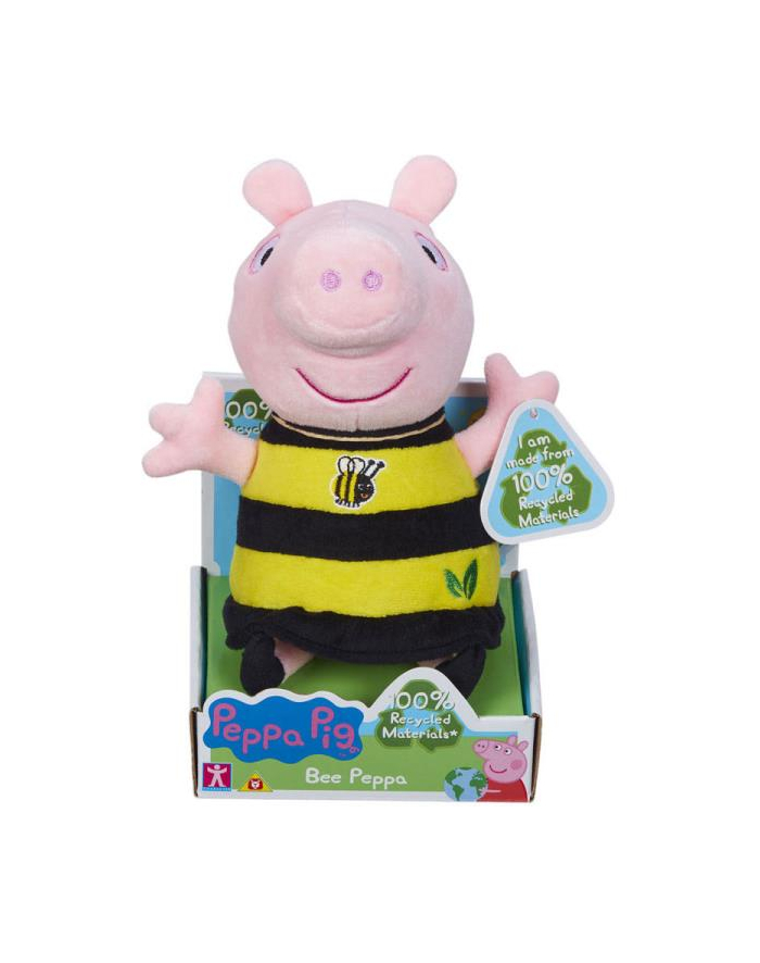 tm toys Maskotka Świnka Peppa pszczółka 20cm Eko plusz 07384 główny