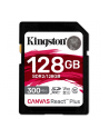 kingston Karta pamięci SD 128GB Canvas React Plus 300/260 UHS-II U3 - nr 26