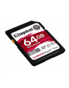 kingston Karta pamięci SD 64GB Canvas React Plus 300/260 UHS-II U3 - nr 11
