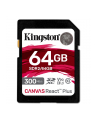 kingston Karta pamięci SD 64GB Canvas React Plus 300/260 UHS-II U3 - nr 20