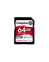 kingston Karta pamięci SD 64GB Canvas React Plus 300/260 UHS-II U3 - nr 6