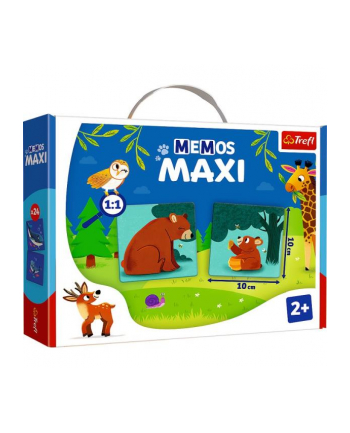 Memos maxi Zwierzęta i ich dzieci gra 02268 Trefl