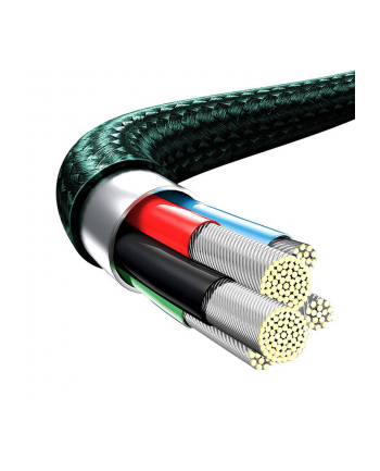 Baseus Kabel Rapid 3W1 Usb-C Do / Lightning Microusb 20W 1,5M, Zielony (6953156204300) nr 2