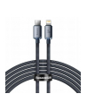 Kabel USB Typ-C - Lightning BASEUS Crystal Shine 2 m Czarny - nr 11