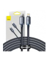 Kabel USB Typ-C - Lightning BASEUS Crystal Shine 2 m Czarny - nr 12