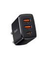 Baseus Ładowarka sieciowa Compact Quick Charger 2xUSB USB-C PD 3A 30W (czarna) - nr 11