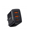 Baseus Ładowarka sieciowa Compact Quick Charger 2xUSB USB-C PD 3A 30W (czarna) - nr 9