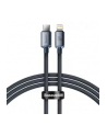 BASEUS Crystal Kabel USB-C Lightning PD 20W 1,2m - czarny - nr 16