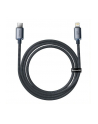 BASEUS Crystal Kabel USB-C Lightning PD 20W 1,2m - czarny - nr 1