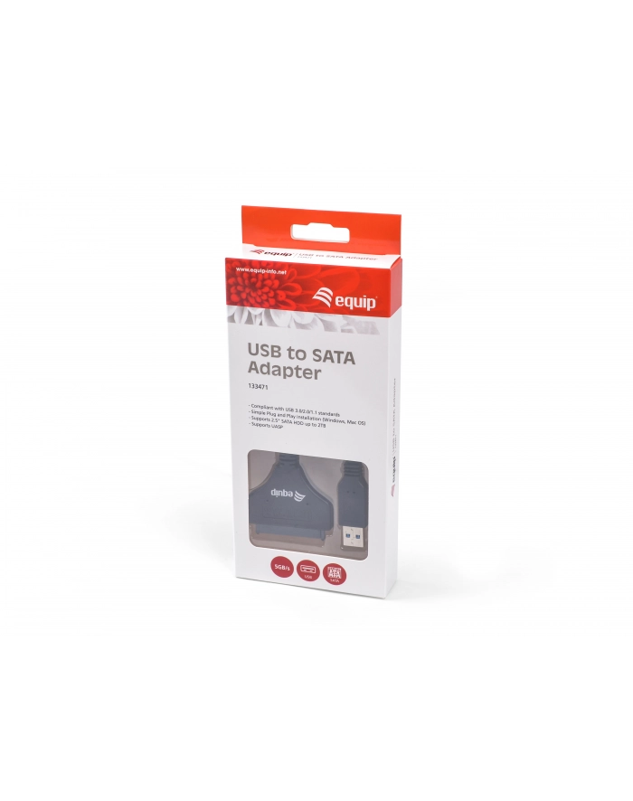 EQUIP EQUIP ADAPTER USB USB-C - MICROUSB CZARNY (133472)  (133472) główny