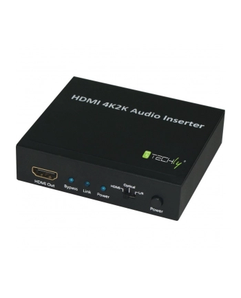 TECHLY HDMI 2K4K AUDIO INSERTER HDMI/TOSLINK/AUDIO STEREO (103687)