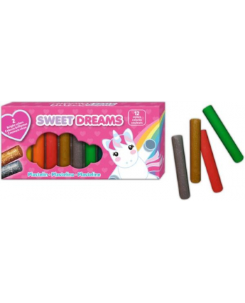 Plastelina 12 kolorów Sweet Dreams KL11250 Kids Euroswan