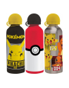 Bidon aluminiowy 500ml 3 wzory Pokemon PK0001 Kids Euroswan mix cena za 1 szt p12 - nr 1