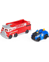 PAW PATROL Psi Patrol: Zestaw Drużynowy Wóż Strażacki + Pojazd Chase'a 6063231 Spin Master - nr 8