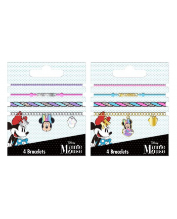 Zestaw 4 bransoletek Minnie Mouse WD21596 Kids Euroswan