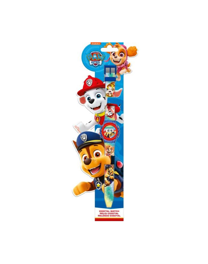 Zegarek cyfrowy KE02 ECO (bez plastikowego opakowania) Psi Patrol PAW PATROL PW19877 Kids Euroswan główny