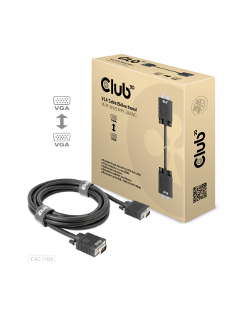 Club 3D Club3D kabel VGA, M/M, 28AWG, 3m (CL3)