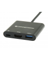 CONCEPTRONIC CONCEPTRONIC CONCEPTRONIC ADAPTER USB USB-C - HDMI + USB-C + USB CZARNY (DONN01B)  (DONN01B) - nr 12