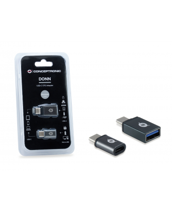 CONCEPTRONIC CONCEPTRONIC CONCEPTRONIC ADAPTER USB USB-C - USB SZARY (DONN04G)  (DONN04G)