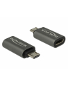 DELOCK DELOCK ADAPTER USB USB-C - MICROUSB SZARY (65927)  (65927) - nr 1