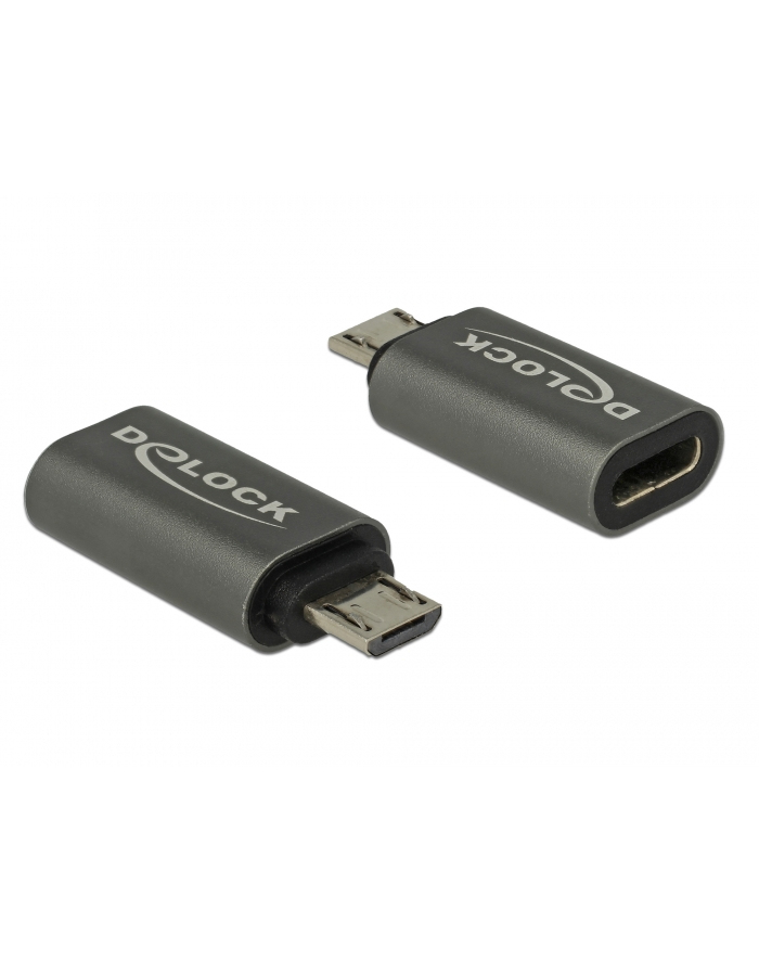 DELOCK DELOCK ADAPTER USB USB-C - MICROUSB SZARY (65927)  (65927) główny