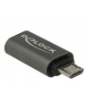 DELOCK DELOCK ADAPTER USB USB-C - MICROUSB SZARY (65927)  (65927) - nr 3