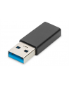 Digitus Adapter USB 3.0 Highspeed USB C/USB A M/Ż Czarny (AK300524000S) - nr 10