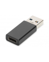 Digitus Adapter USB 3.0 Highspeed USB C/USB A M/Ż Czarny (AK300524000S) - nr 14