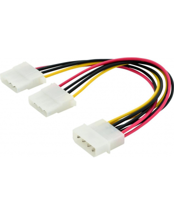 DIGITUS MOLEX 4-PIN -> 2X MOLEX 4-PIN (AK-430400-002-M)