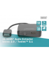 DIGITUS  EKSTRAKTOR SYGNAŁU DŹWIĘKOWEGO 4K HDMI DO HDMI/STEREO 2.0 /TOSLINK 5.1 (DA70475)  (DA70475) - nr 1