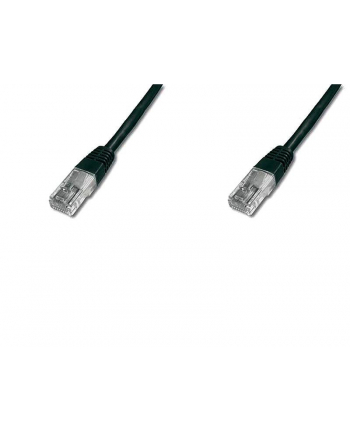 Kabel sieciowy U/UTP kat. 5e,0,5 m, czarny (DK-1511-005/BLACK)