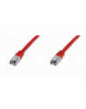Kabel sieciowy SF/UTP kat. 5,czerwony, 10 m, opak. zast. (DK-1531-100/R) - nr 1