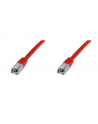 Kabel sieciowy SF/UTP kat. 5,czerwony, 10 m, opak. zast. (DK-1531-100/R) - nr 2